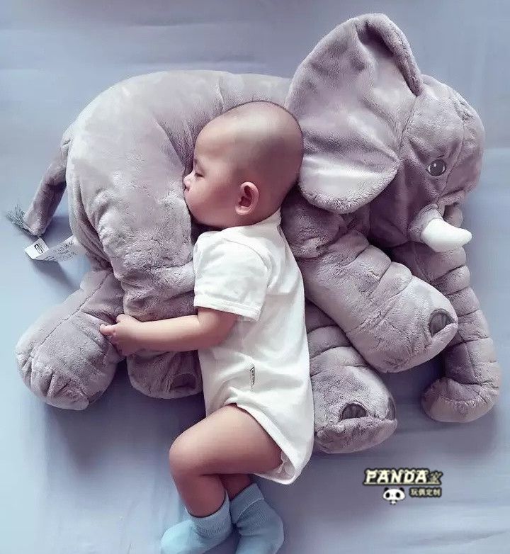 60cm elephant pillow