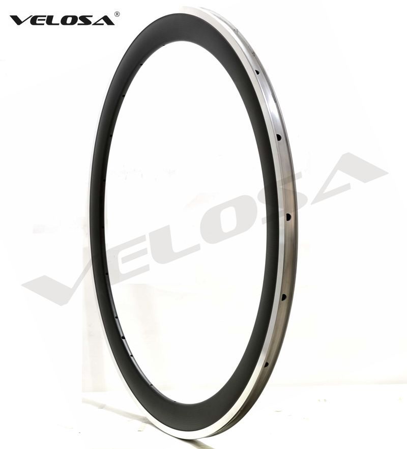 carbon wheels with alloy brake track