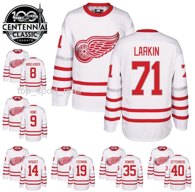 red wings centennial classic jersey