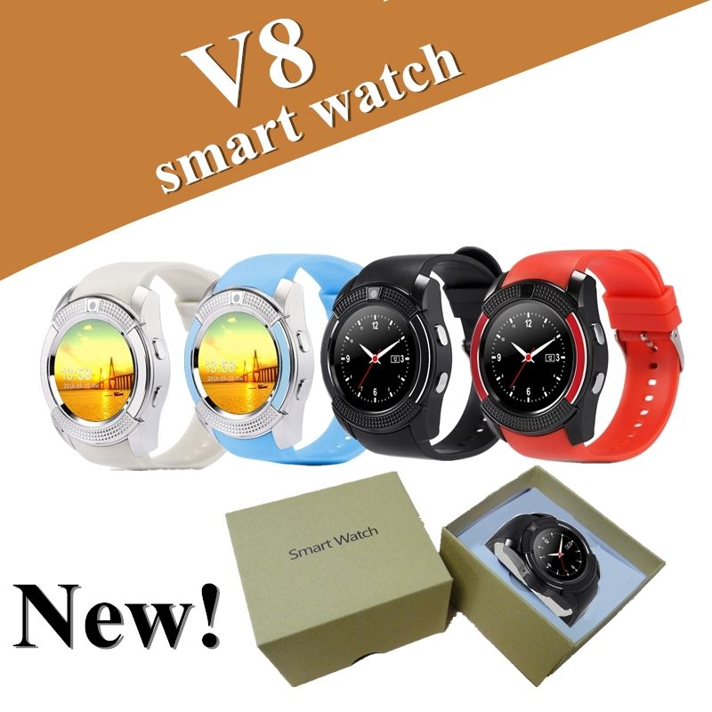 v8 round smartwatch