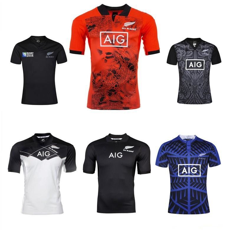 red and black rugby jersey