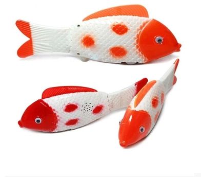 Hot Electric Colorful Goldfish Would Run Fish Simulation Electric