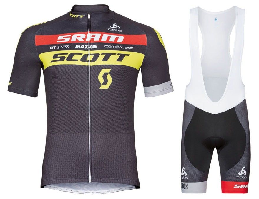 2017 Scott Sram Nero Ciclismo Jersey E Pantaloncini Da Corto Set Sport  Veste Da Monester, 29,13 € | DHgate Italy