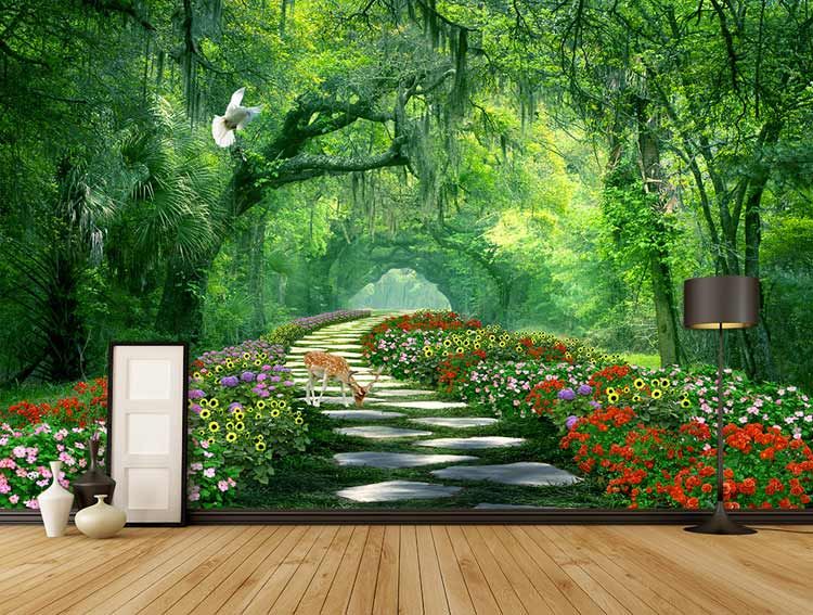3d Woods Nature Scenery Rural Tv Background Wallpaper And Living Room Sofa Wallpaper Wall Of Wall Of Seamless Television As Wallpaper Hd Babe Wallpaper From Fumei66 30 Dhgate Com