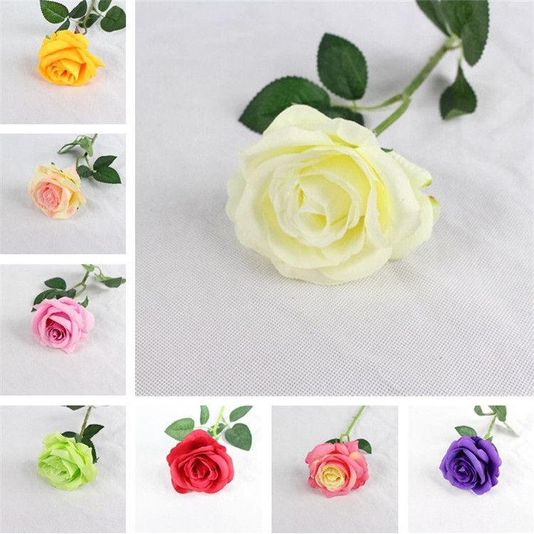 21 Hot Sale Simulation Rose Flower Home Decoration Flower Arrangement Coarse Cotton Cloth Silk Flower Ia868 From Tina310 1 69 Dhgate Com