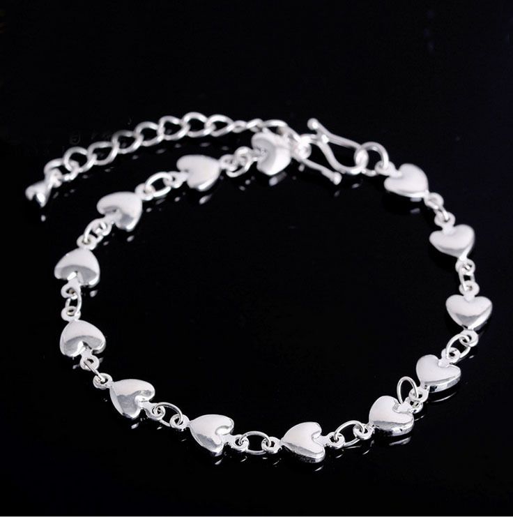 chain bracelet womens silver