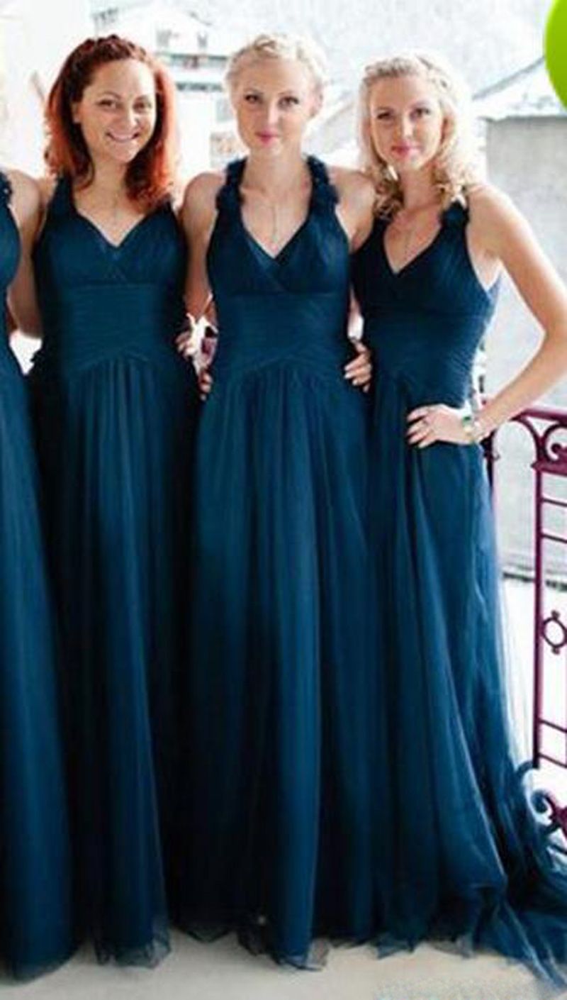 Simple Navy Bridesmaid Dresses Hotsell ...
