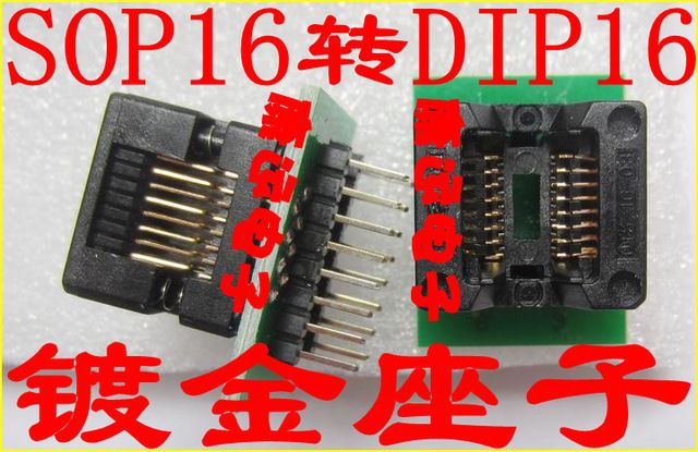 SOP28 Adapter Socket 300mil DIP28 to SOP16 SOP20 Chip Programmer Adapter Socket