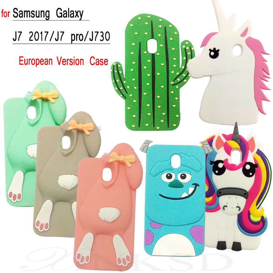 Compre Para Samsung Galaxy J7 Pro Case J730 Ue Eurasian Versão Case 3d Dos  Desenhos Animados Sully Porco Unicórnio Capa Para Samsung Galaxy J7 2017  J730f Casos Tampa Barato | Entrega Rápida
