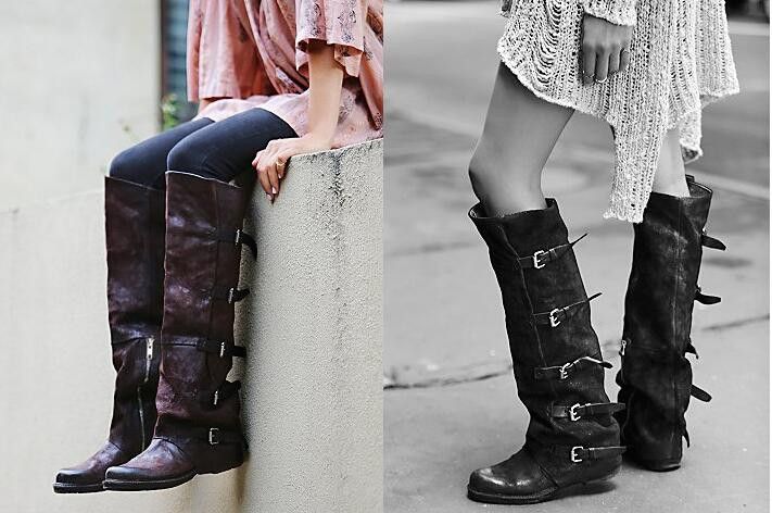 knee high combat boots outfits