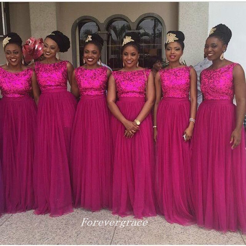 Magenta Color Bridesmaid Dresses 2024 www.marchettimacc