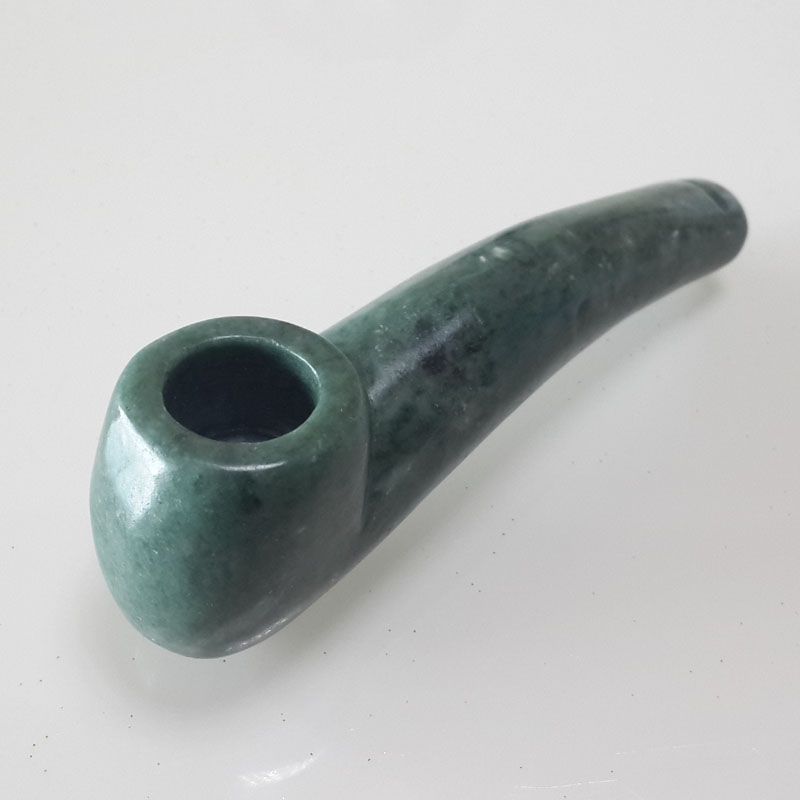 2020 Green Handmade Stone Crystal Smoking Tobacco Pipes Bowl Ceramic