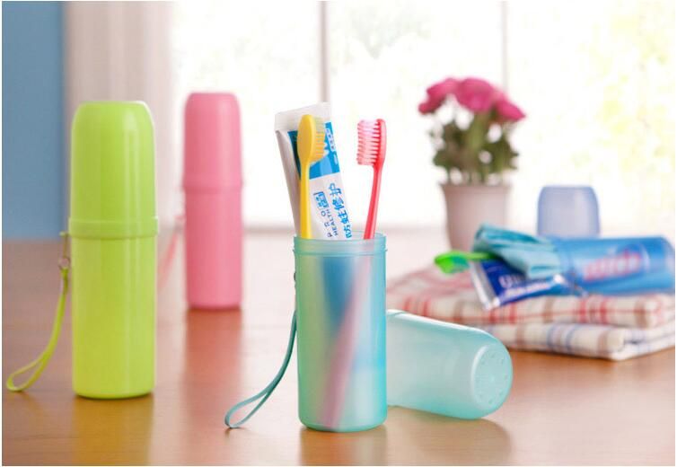 estuche para cepillo de dientes de estuche portátil de plástico para cepillos de dientes