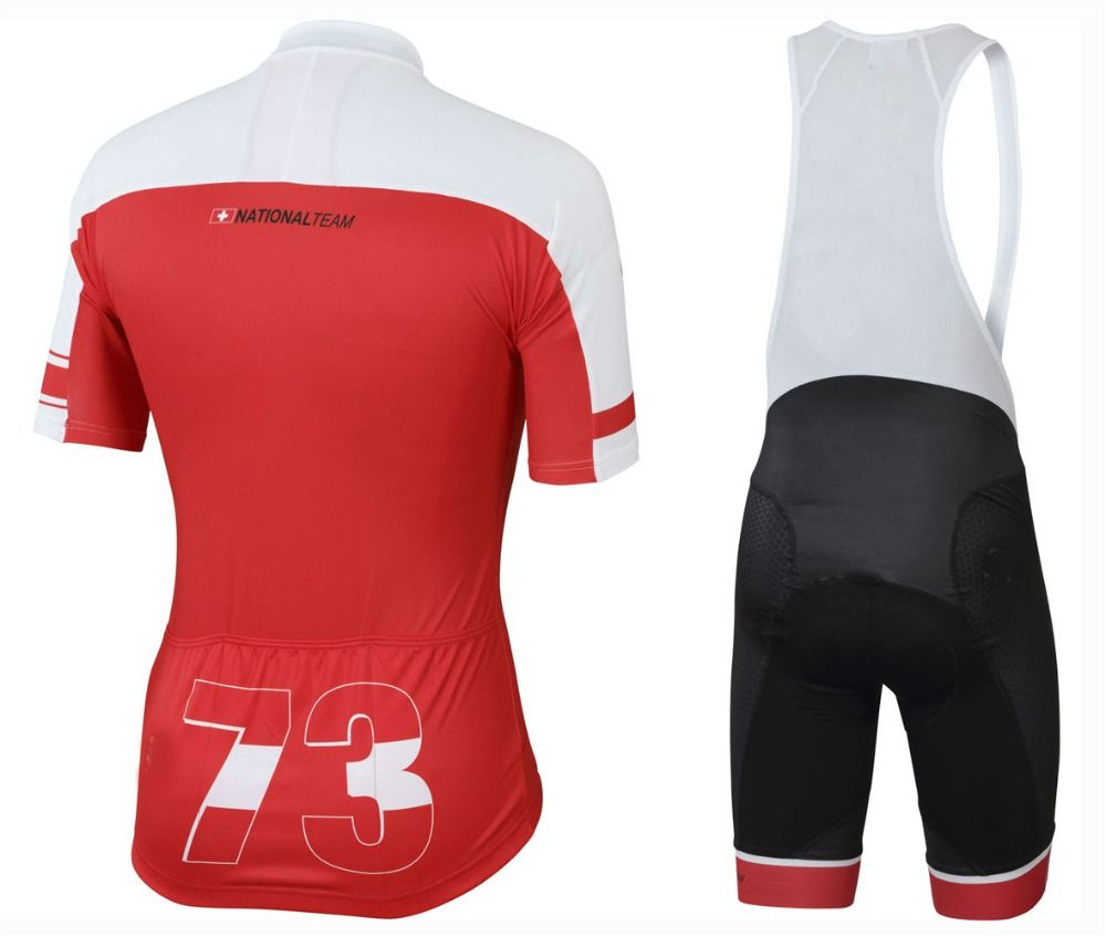2021 Switzerland Team Pro Cycling Jersey BIKE SHORTS SET Summer MENS