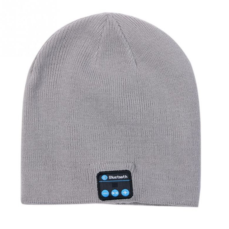 Bluetooth Beanie Hat Headphones Washable Winter Knit Cap With
