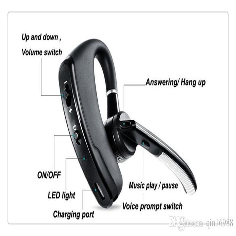 levenslang sextant dat is alles V8 Voyager Bluetooth Headset Handfree Bluetooth V4.0 Earhook Voice Control  HeadPhone For Iphone 7 Samsung S7 Legend Wirless Earphone From Qin16988,  $8.33 | DHgate.Com