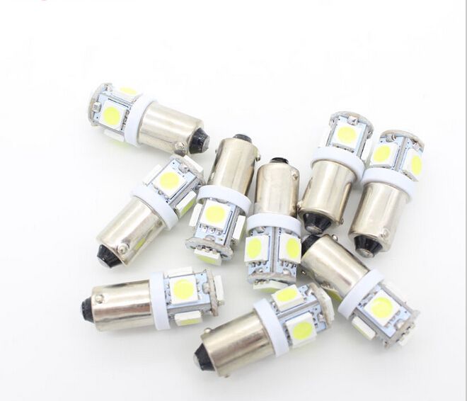 White Blue Red Green Car Bulbs Ba9s Led 12v Car Led Cars 5050 5 Smd 5 Led Interior Bulbs Reading Light Car Light Sourse Automotive Light Bulbs