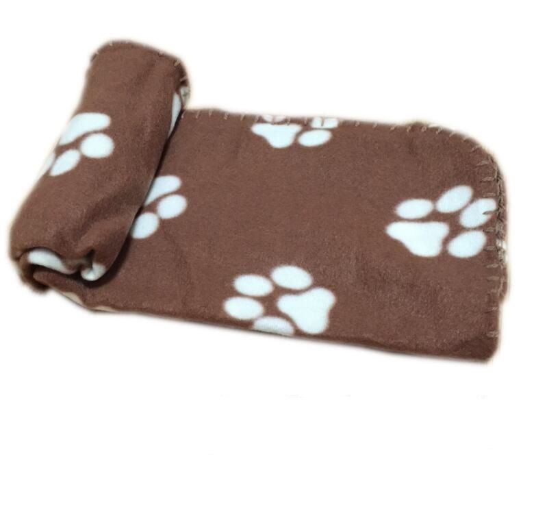 paw print throws