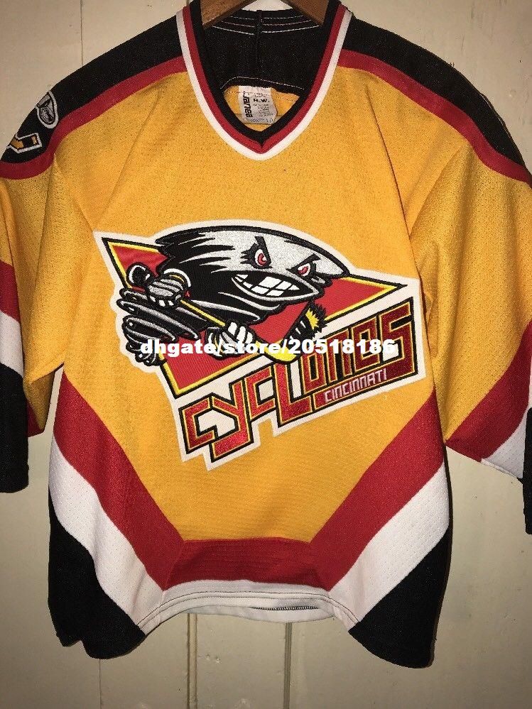 Compre Cheap Personalizado Euc Cincinnati Cyclones Vintage Bauer Minor League Jerseys Ihl Echl Cosido Jersey De Hockey De Los Hombres A 26 5 Del Nfljersey1 Dhgate Com