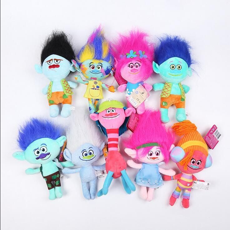 Compre 23 32cm Movie Trolls Peluche Poppy Branch Dream Works Muñecas Rellenas De Peluche De La Historieta The Good Luck Trolls Gift For Child A 2,52 € Del Roxijewelry | DHgate.Com