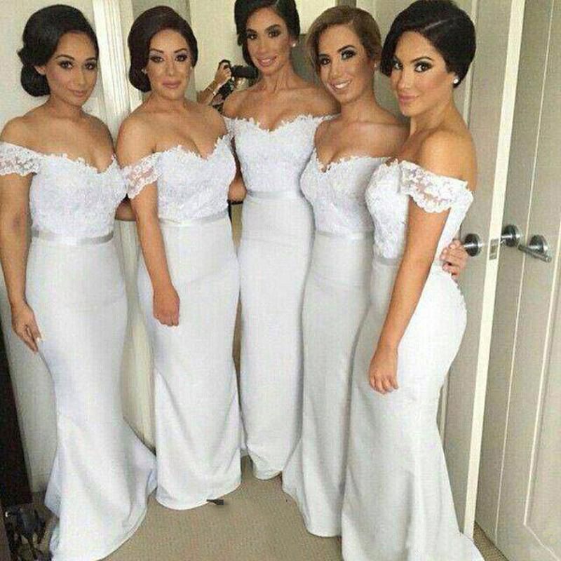 white bridesmaid dresses canada