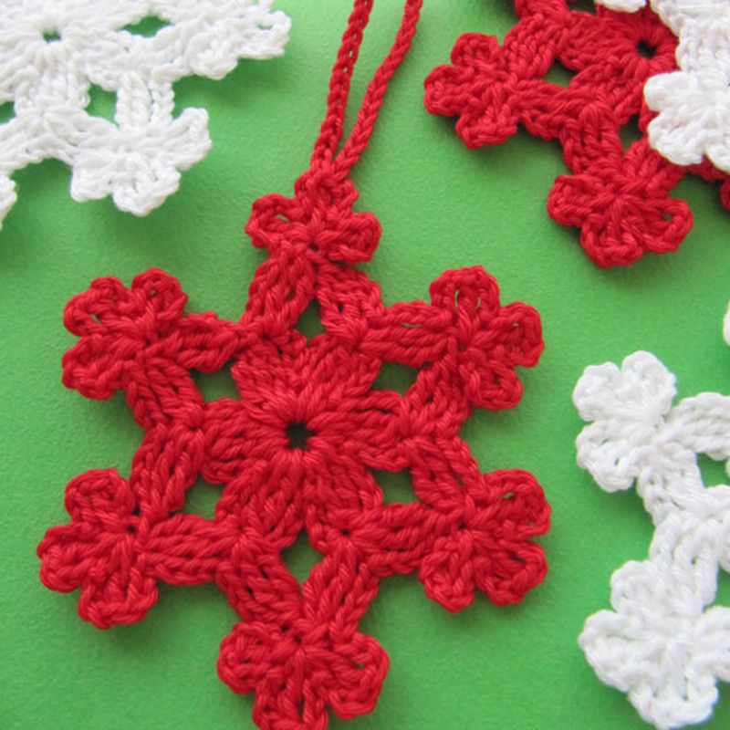 Set Of 12 Christmas Crochet Pattern Crochet Snowflake Pattern