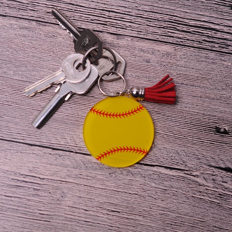 Buy Best And Latest Type Baseball Acrylic Key Fob Wholesale Blanks