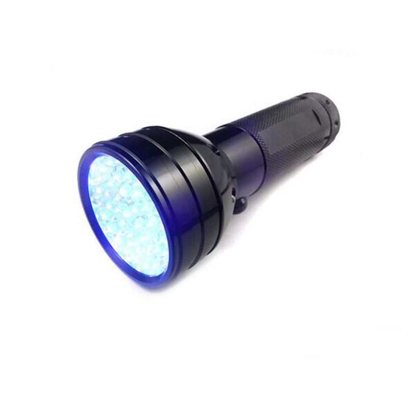 Ultra Violet light LED Aluminium UV Flashlight Lamp Torch Light outdoor black TR