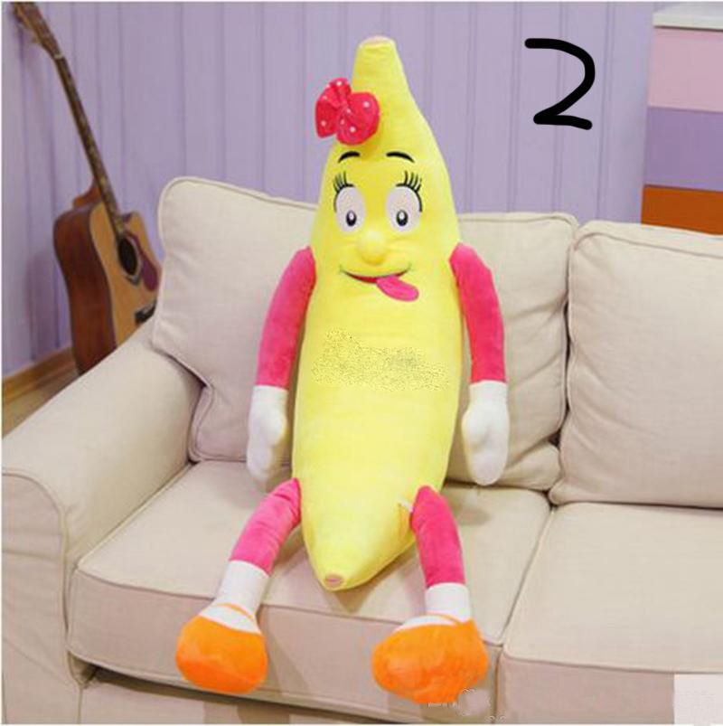 37 Big Lovely Soft Fruit Banana Plush Pillow 95cm Giant Stuffed