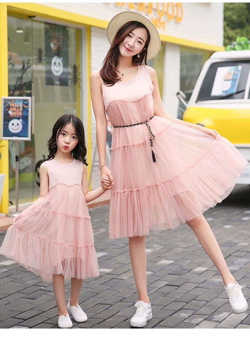 matching pink outfits
