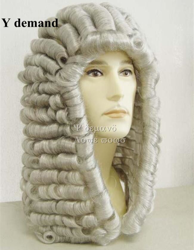 Acheter Haute Qualité Gris Perruques Ondulées Cosplay Anglais Colonial Parlement 1870 Enigma Costume Perruque Populaire Perruques De Cheveux Synthétiques De 15,99 € Du Y_demand | DHgate.Com
