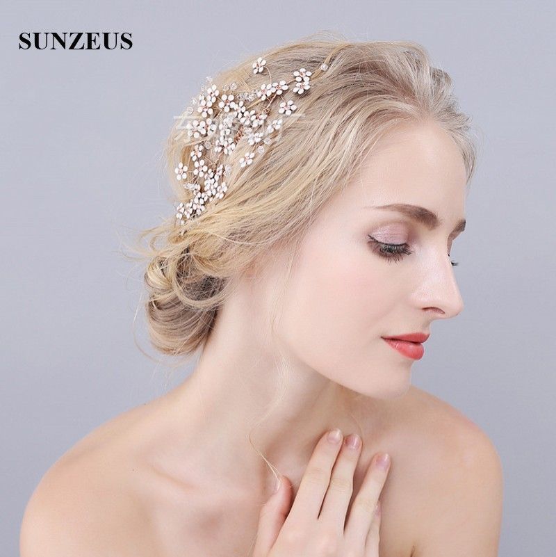 Luxury Flowers Vintage Hair Comb High Class Hand Made Bridal Head