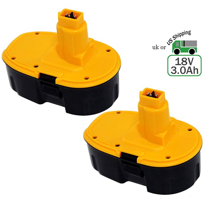 Lot de 3 batteries pour DEWALT DW059 18V 3000mAh Sté Française