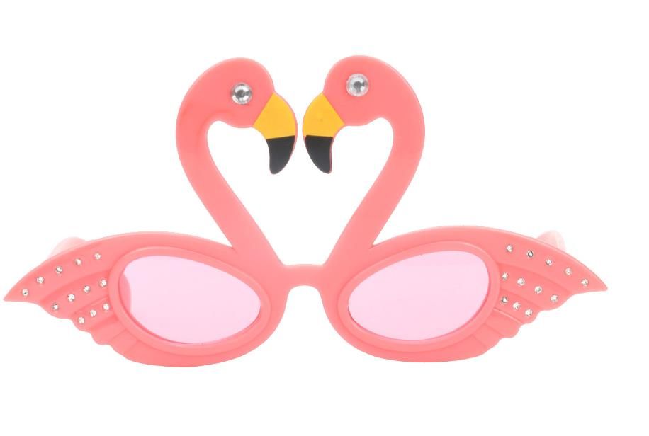 Glitter Hawaiian Tropical Flamingo Sunglasses Spectacles Goggles Party Favor