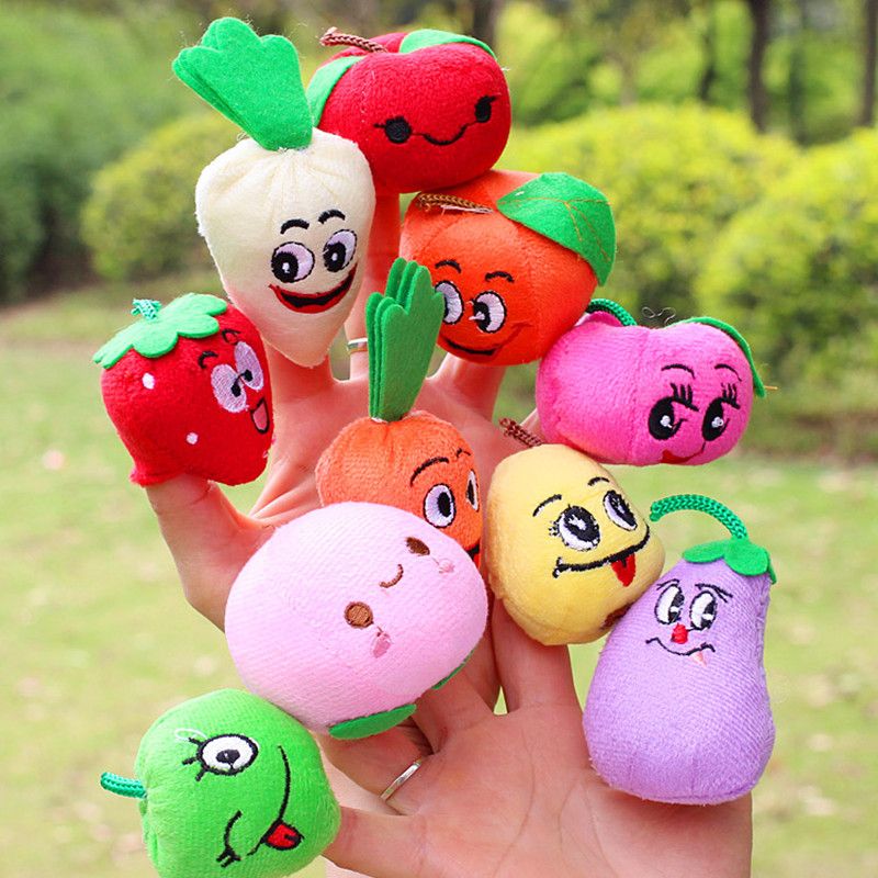 vegetable finger puppets
