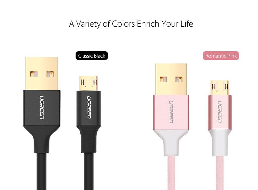 Compatible with Darkiron K6 DURAGADGET Rose Gold Micro USB Data Sync Lead