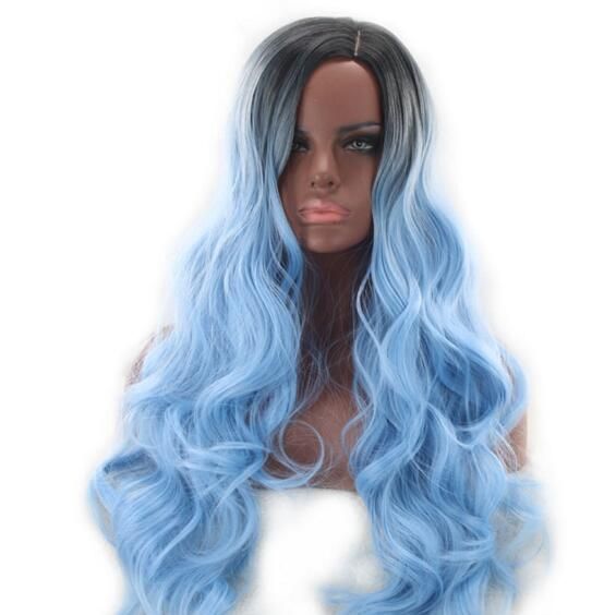 Mermaid Pastel Rainbow Hair Wig Synthetic Rainbow Color Pink purple Blue Fluorescent Green Ombre Hair Lace Mermaid Pastel Rainbow Hair Wig Synthetic Rainbow Color Pink purple Blue Fluorescent Green Ombre Hair Lace