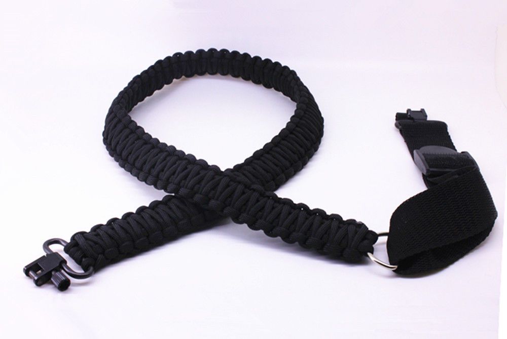 Neu für Büchsen 550 Gewehrriemen Verstellbarer Paracord-Gewehrgurt mit Wirbel 