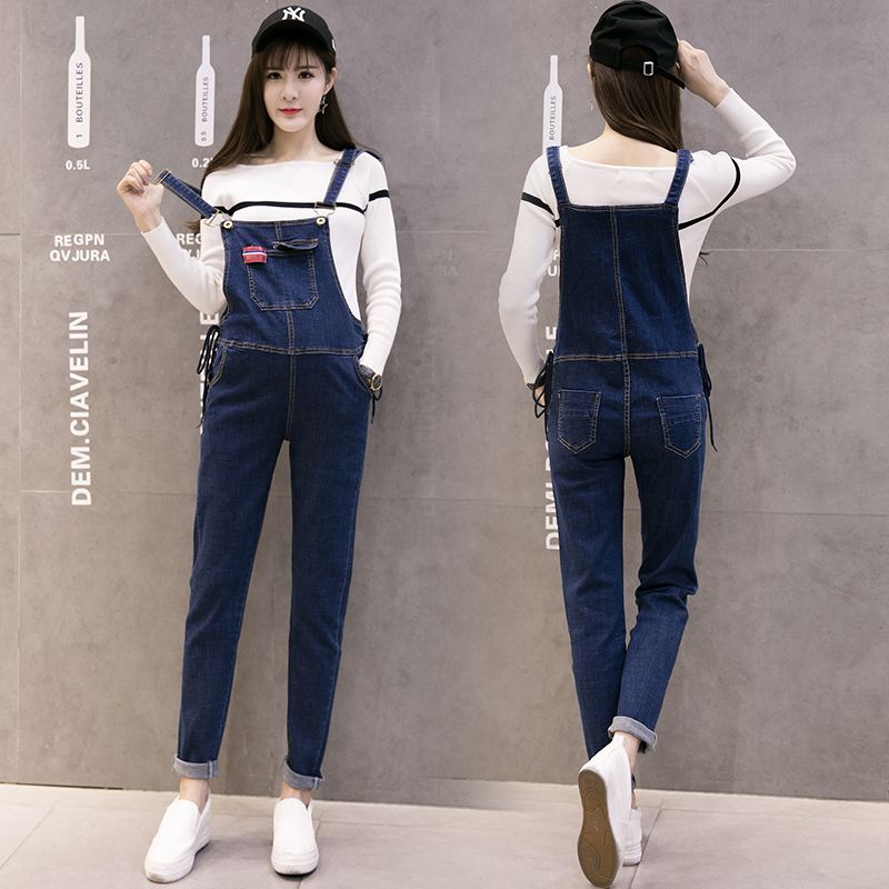denim jumpsuit maternity