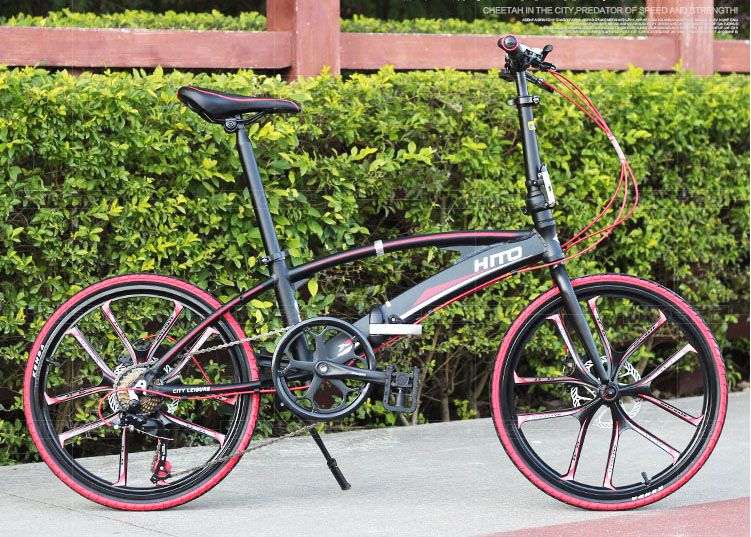 Acquistare 22 Pollici Bicicletta Pieghevole Bici Da 7 Velocità Freno A  Disco Telaio In Lega Di Alluminio Mountain Bike 160 185 CM MTB Bicicletta  Pieghevole HITO Economico | Consegna Veloce E Qualità | DHgate Italy