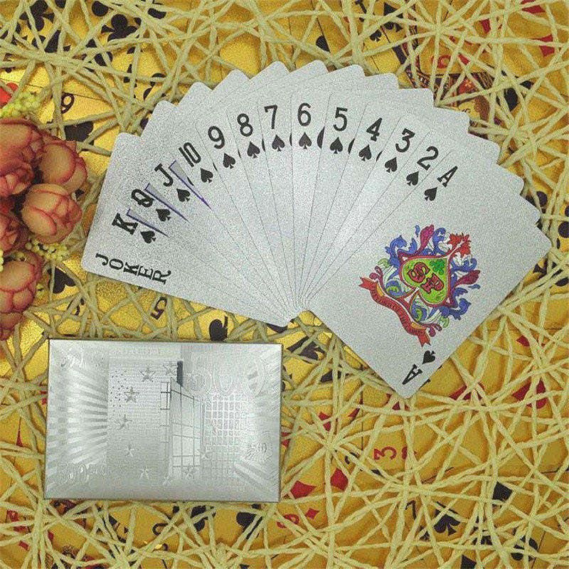 Stagnola d'argento $ 100 Poker