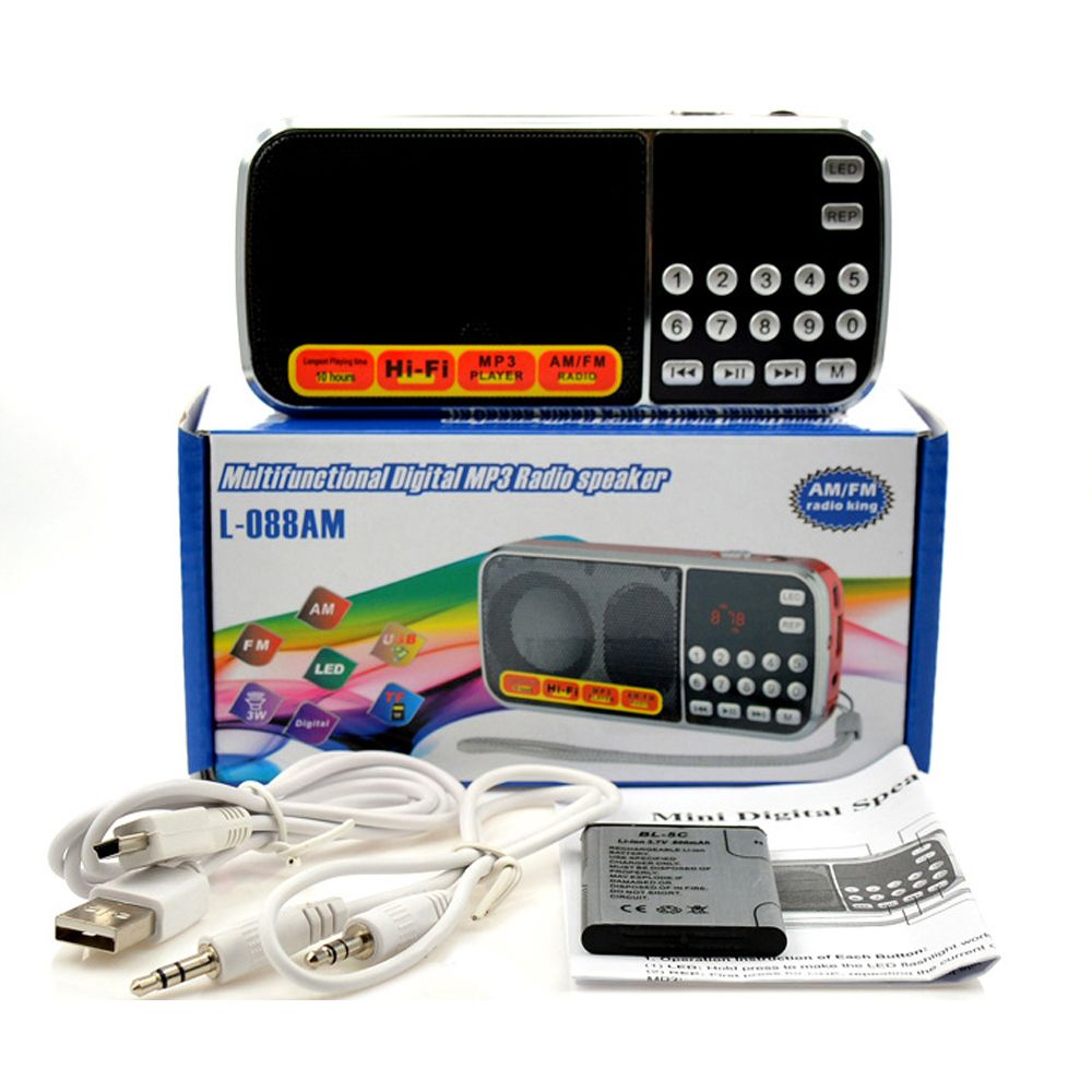 multifunction digital mp3 radio speaker