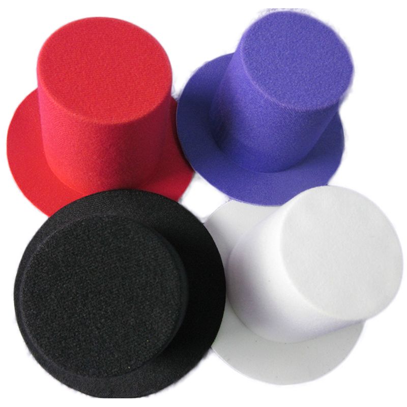 Mini Top Tall Hat for Women High Millinery Base DIY Craft Alligator Clips EVA Fascinator
