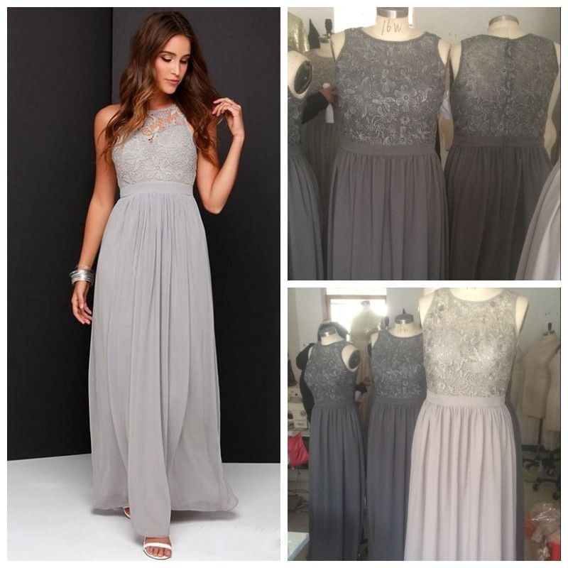 grey bridesmaid dresses with sleeves