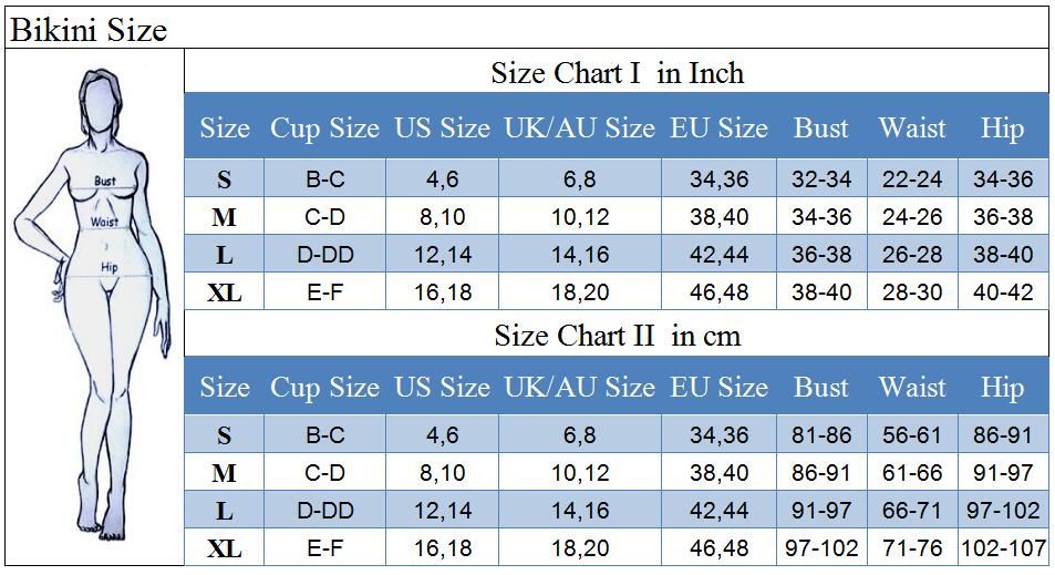 us size swimwear