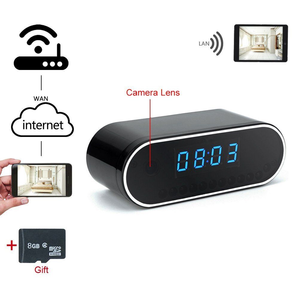 hd wifi clock camera 1080p