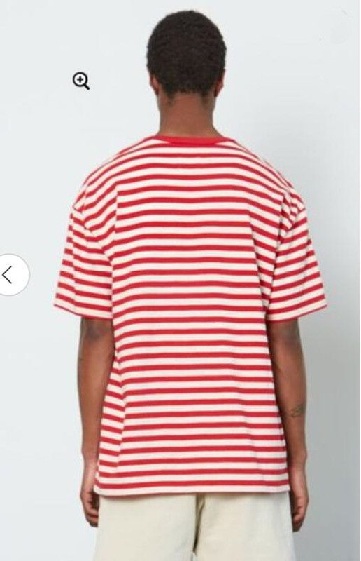 Acquista T Shirt Uomo Manica Corta A Righe Bianche Rosse A Maniche Corte T  Shirt Uomo Oversize A 12,52 € Dal Daisy1026 | It.DHgate.Com