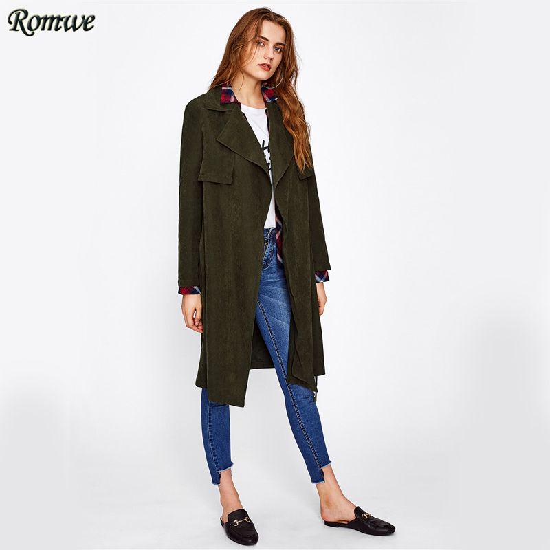 romwe trench coat