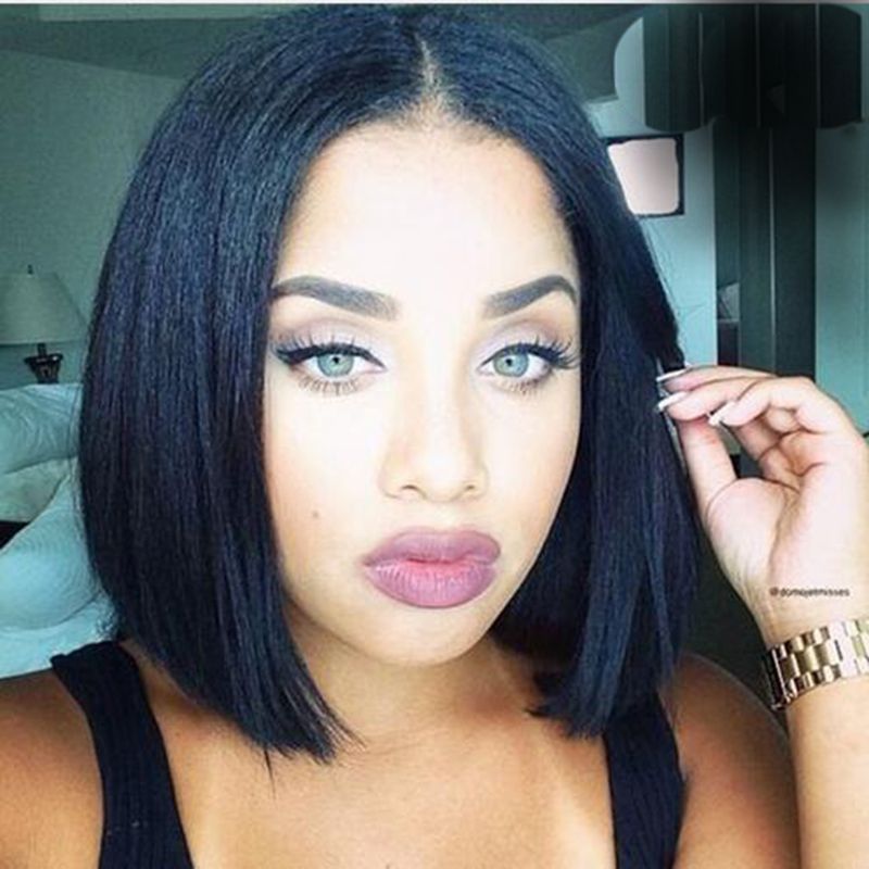 bob style wigs with bangs