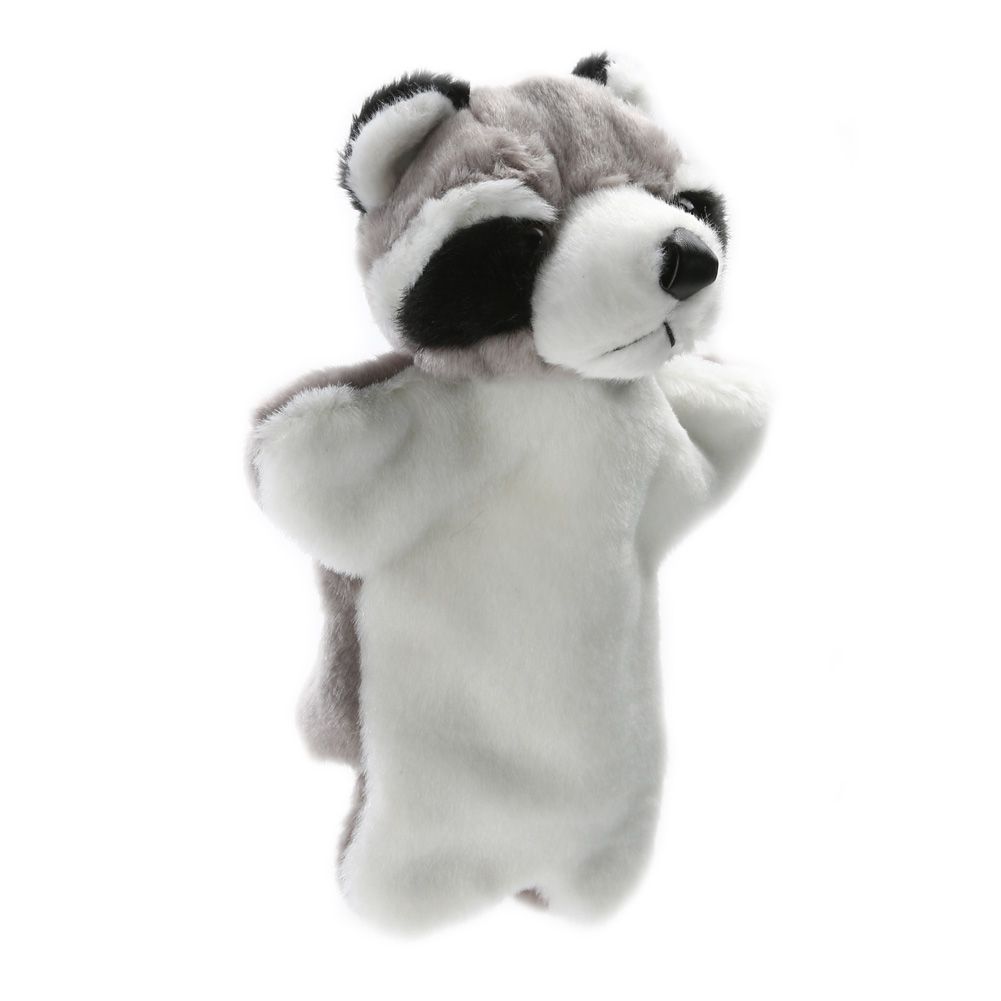 racoon hand puppet